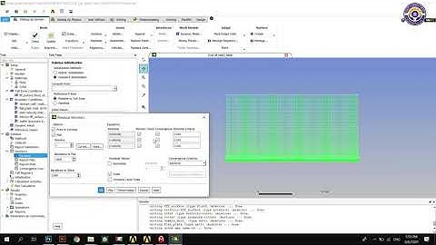 Flow over a flat plate Ansys (steady flow) PART 1/2