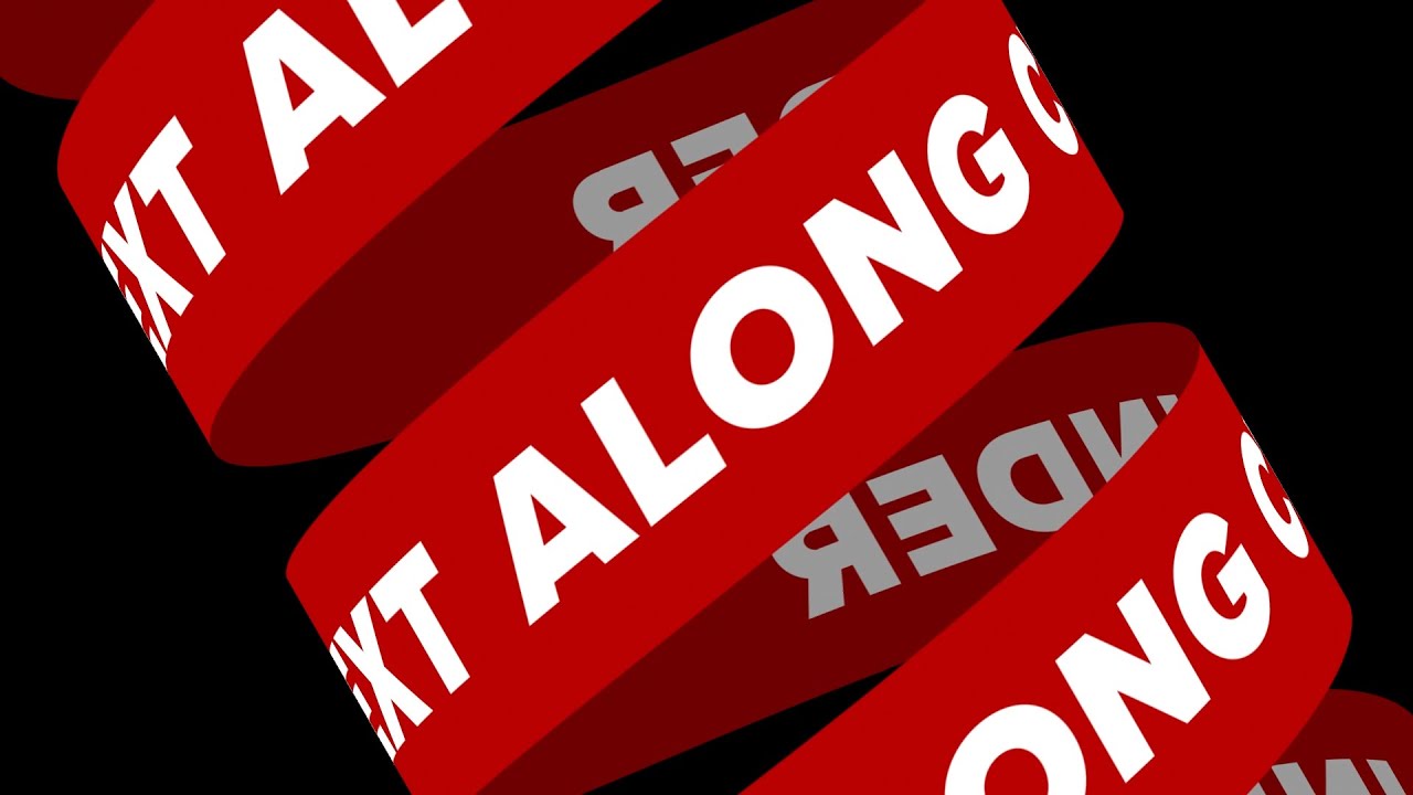 Banner Loop Cylindrical Repeated Text Banner Loop Template for Premiere Pro - YouTube