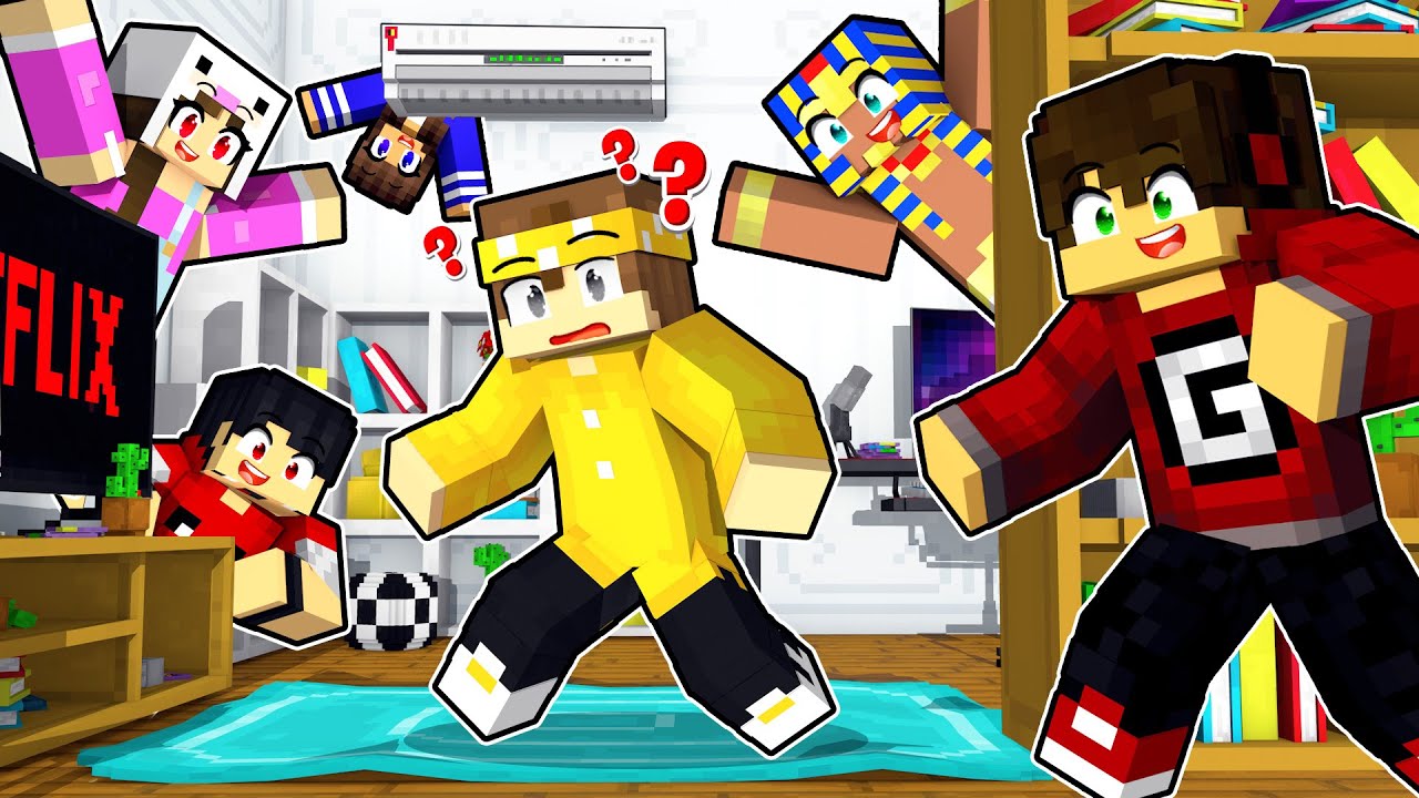 10 YOUTUBERS em um ESCONDE ESCONDE no Minecraft