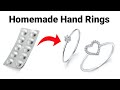 How to make Couple Love ❤️Rings / Homemade cute Rings making at home/Ghar par rings banaya