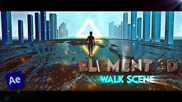 Element 3D Epic Walk Scene | After Effects | Edit | Free Project | Scene like Xsense |