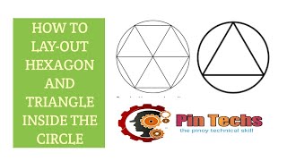 How to Layout Hexagon and Triangle #inside the Circle