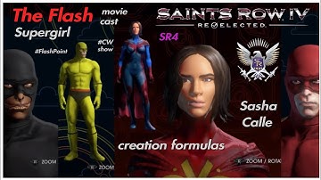 Saints Row IV | The Flash (2023) Supergirl, ft. Speedsters (creation formulas&+) #movie #SashaCalle
