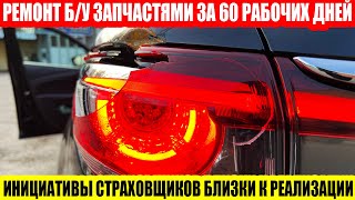 ОСАГО: РЕМОНТУ Б/УШКОЙ В 60 РАБОЧИХ ДНЕЙ ПОХОДУ БЫТЬ//БЛИЖАЙШИЕ ИНИЦИАТИВЫ СТРАХОВЩИКОВ