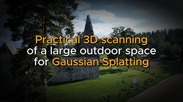 3D scanning Church with multiple cameras from ground and air