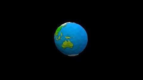 Planet Earth Low Poly (3d model)