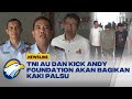 Kick andy foundation  tni au bakal bagikan kaki palsu di bogor