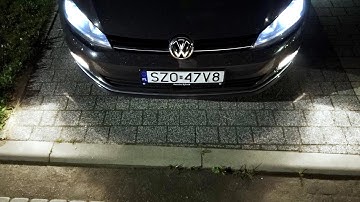 VW Golf MK7 fogs coming & leaving home / welcome lights activation with OBDeleven