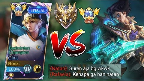 NATAN GAK DI BAN MUSUH PD BAKAL MENANG? | CLINT BEST BUILD 2025 | CLINT BUILD TERSAKIT 2025 | MLBB