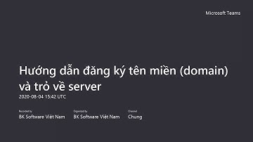 Bài 1: Hướng dẫn đăng ký tên miền domain và trỏ về server