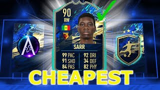 90 TOTS Sarr SBC Cheapest Solution FIFA21