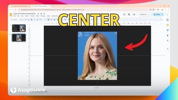 How to Center a Picture in Google Slides