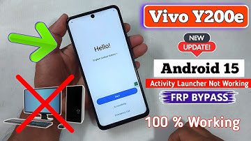 Vivo Y200e Frp Bypass WithOut PC Android Version 15