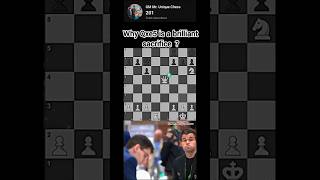 My Chess Tactics🔥||Magns reaction 😱 #shorts #chessstrategy #chesscom #chessbrilliance
