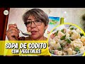 Sopa de CODITOS con VEGETALES para tu comida