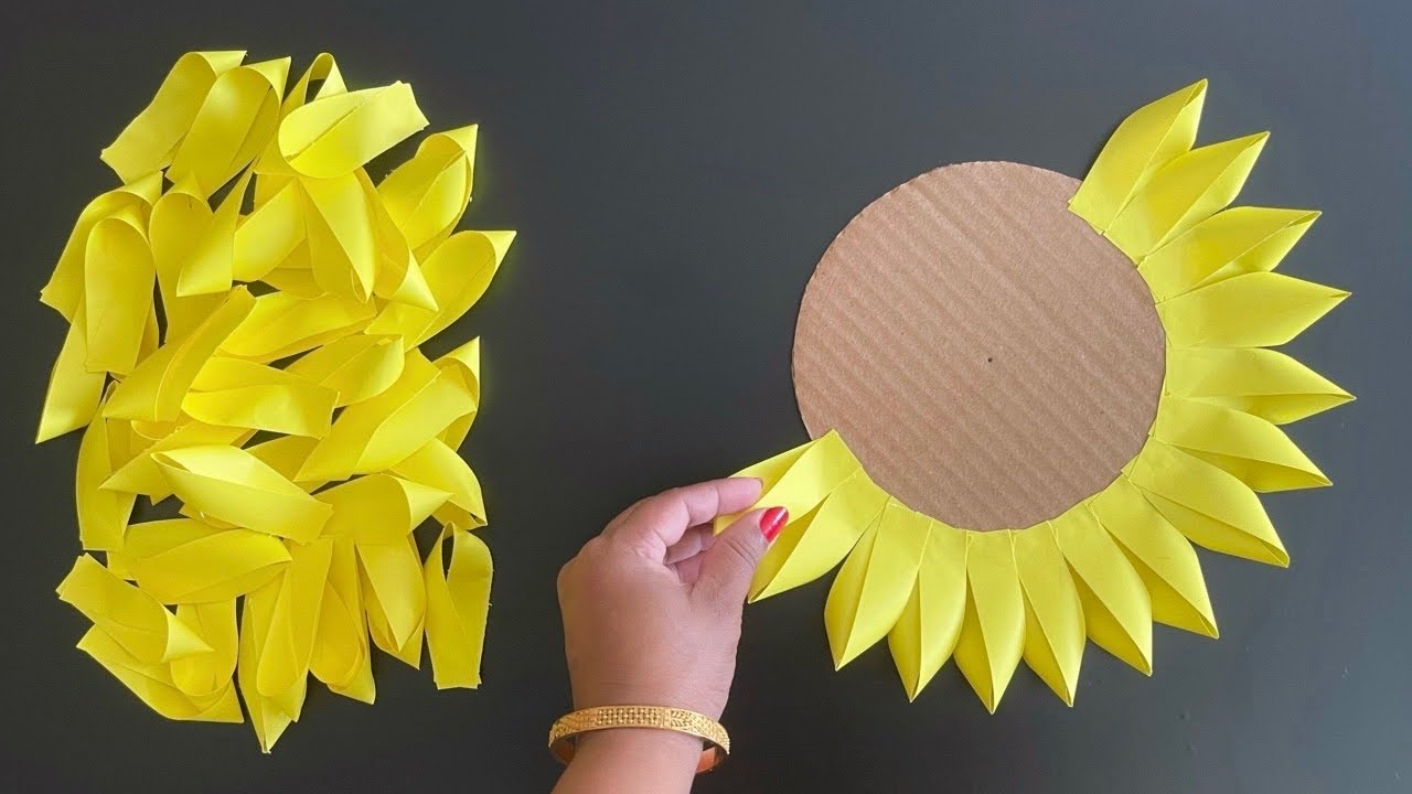 2 Beautiful Paper Flower Wall Hanging