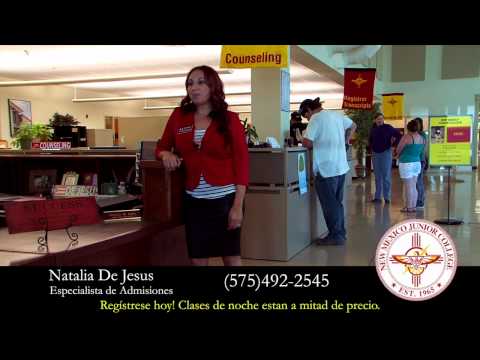 New Mexico Junior College Spanish Ad - Natalia De Jesus - Half Price Evening Classes