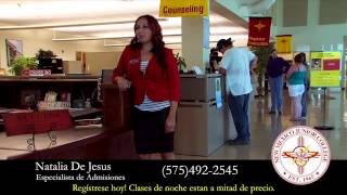 New Mexico Junior College Spanish Ad - Natalia De Jesus - Half Price Evening Classes