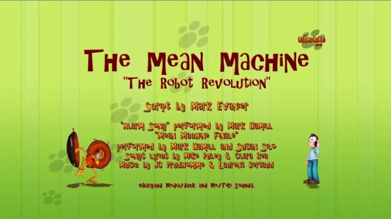 The Garfield Show | EP171 - The Mean Machine: The Robot Revolution ...