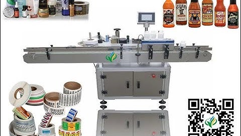 Automatic fixed point labeling machine for round bottles labeller máquina de etiquetado automática
