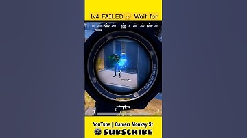 1v4 FAILED😞 Wait for ‎@YouTubesarkar_  #bgmi #pubgmobile #shorts #youtubeshorts #short