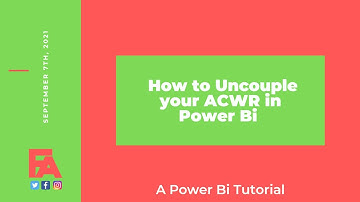 How to Uncouple your Acute Chronic Workload Ratio in Power Bi