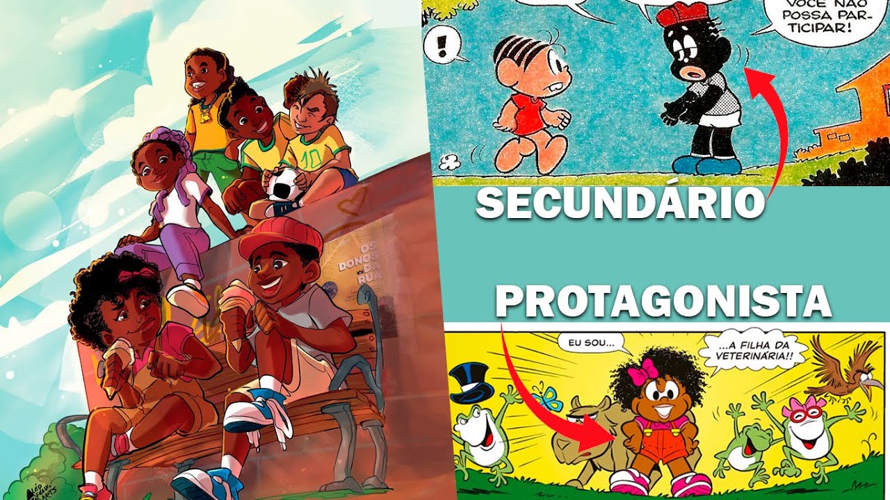 A EVOLUÇÃO dos Personagens NEGROS na TURMA DA MÔNICA