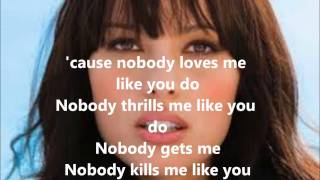 NOBODY by Kate Earl with Lyrics On-Screen chords