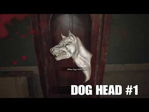 Video: Resident Evil 7 - Dog's Head Locations, Clock Pendulum, Bathroom And The Sky Hunter Skyggeoppgave