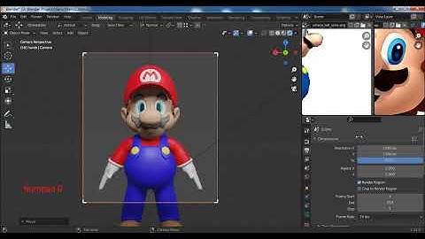 Modeling SUPER MARIO in Blender 2.91 - Part15