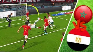 سجلت نصف هوائية خيالية ضد مصر في بيس 2018 كن أسطورة | PES 2018 Be A Legend