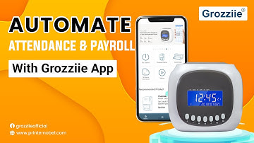 Automate Employee Attendance & Payroll with Grozziie Attendance Machine & App | Easy HR Solution