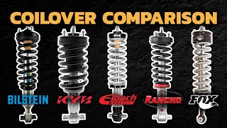 Leveling Kit Coilover Comparison  Fox / Eibach / Bilstein / KYB / Rancho