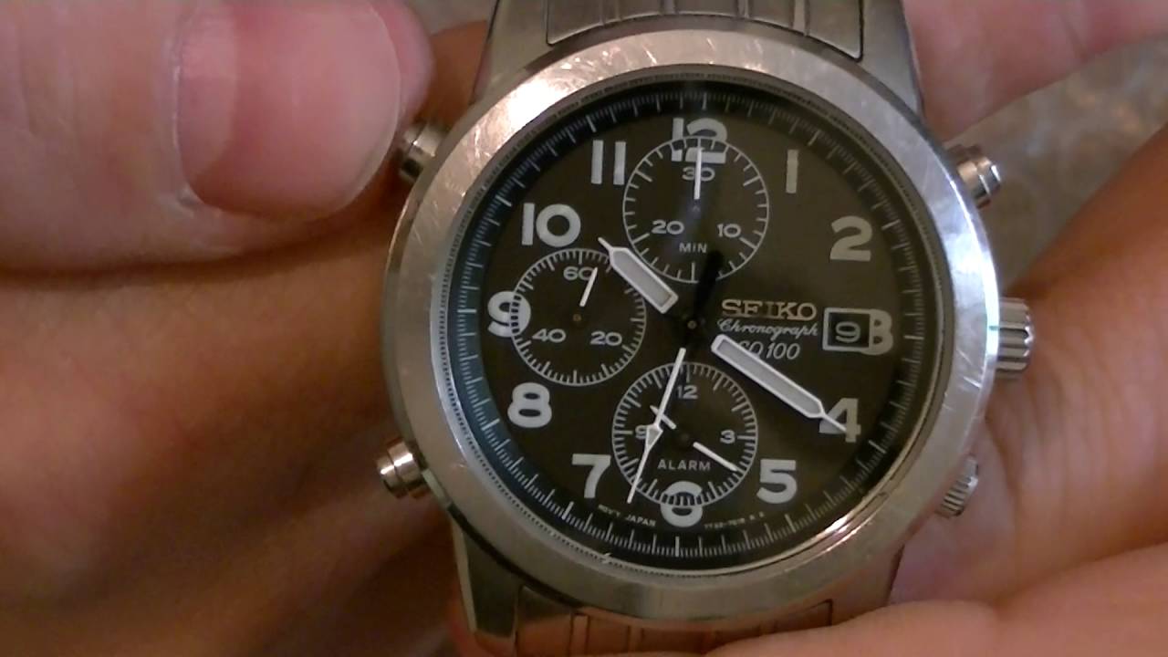 Seiko 7T32-7E10 Quartz Chronograph - YouTube