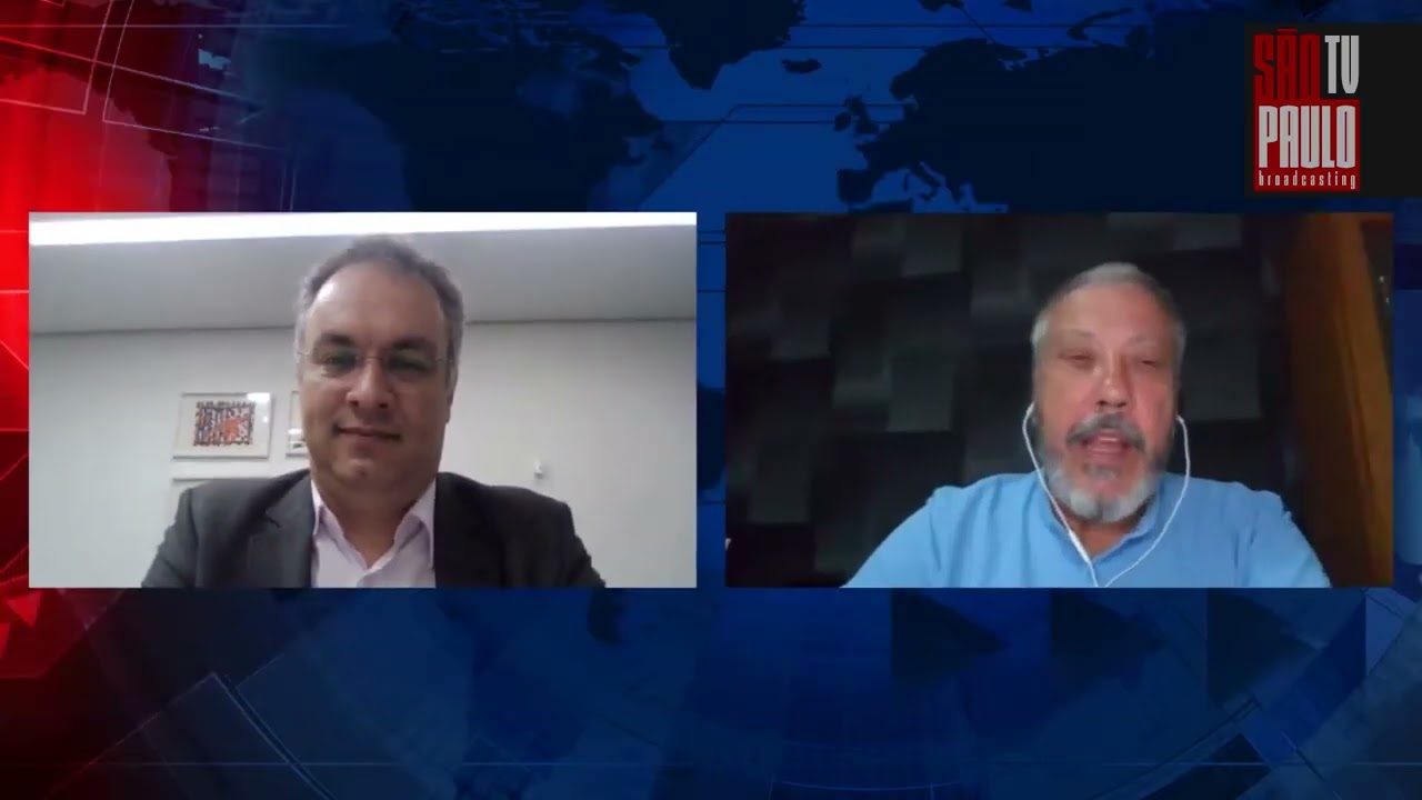 São Paulo TV Broadcasting - Mario Covas entrevista Fernando Padula, Secretário de Educação de SP