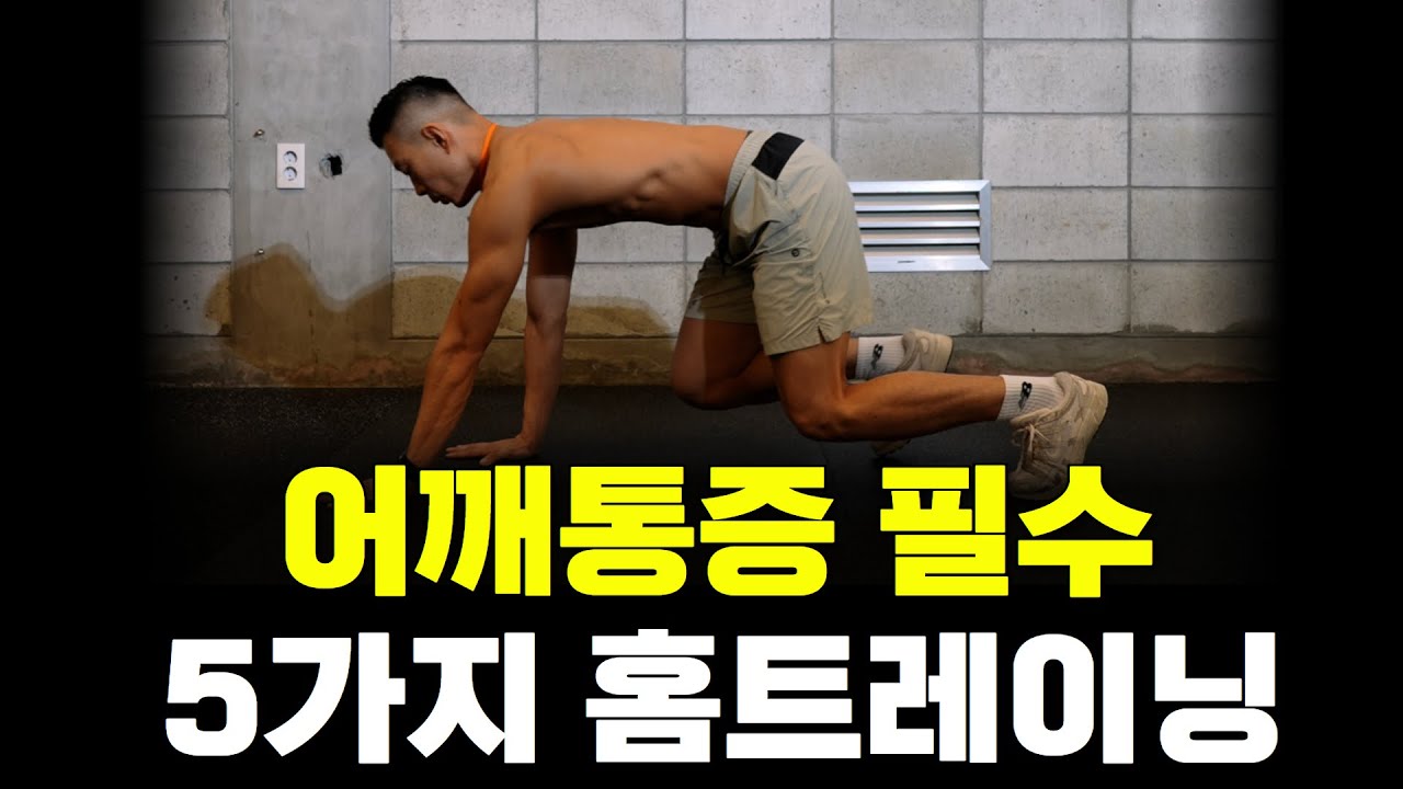 이두근건염 재활부터 회전근개 재활까지! 모든 어깨통증에서 꼭 필요한 재활운동 (이두근건염 2편-견갑골안정화 운동)