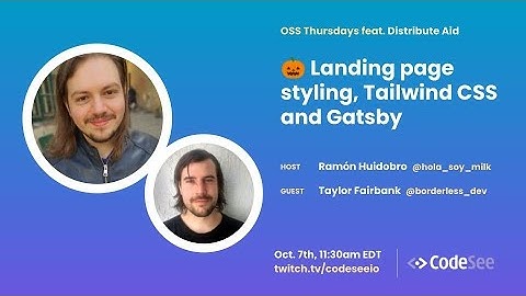 🎃 Landing page styling, Tailwind CSS and Gatsby! #hacktoberfest