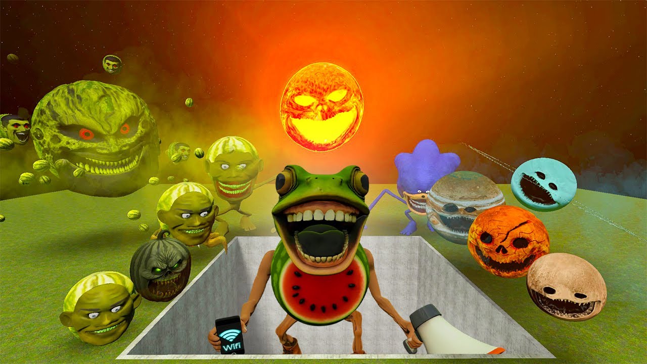 All Monters vs Giant Pit with Secret Boneca Celeste – Gmod! – Garry’s Mod