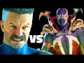 Mk1 vs mk11  omniman vs spawn  whos the most brutal  invincible references  all intros 