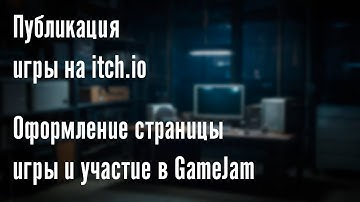 Публикация игры на itch.io 3. Оформление страницы игры и участие в GameJam