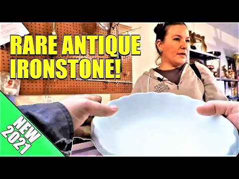 Ep361: WE FOUND SOME VALUABLE ANTIQUE IRONSTONE BOWLS!!  😮😮😮