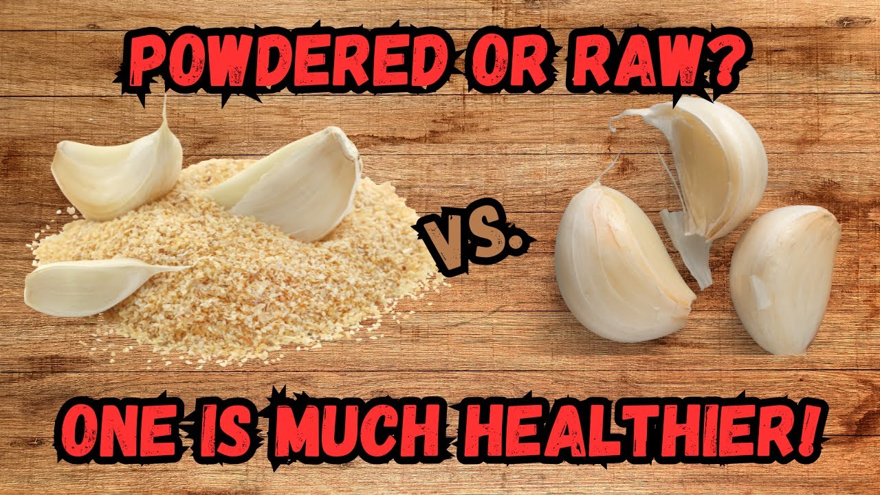 Aged Garlic Extract Vs Raw Garlic Powdered Vs. Raw Garlic: Which is HEALTHIER? - YouTube