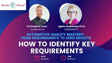 [WEBINAR] Zero Defects Direction #1: How to Identify Key Requirements