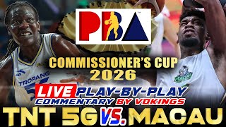 🔴PBA LIVE |Tnt vs Macau Commentary &amp; Play-by-play