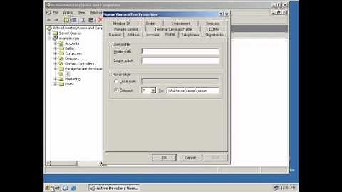 Create Roaming User Profiles for Domain Users in Windows Server 2003