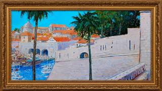Frame TV Art 4K | Seascape Painting | Art Screensaver for TV | 2 Hrs