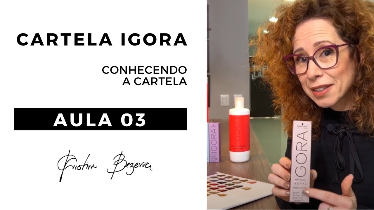 Conhecendo a Cartela De Igora - Aula 03 | Tons Para COBERTURA De BRANCOS Com Mais INTENSIDADE De COR