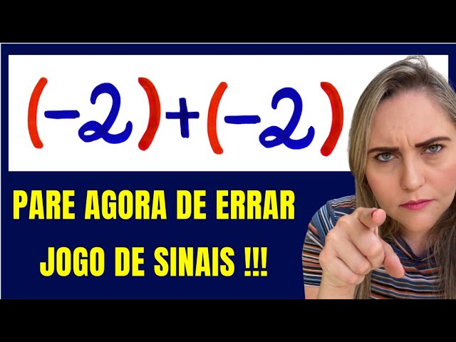 Jogo de sinal – Conteúdos de Matemática