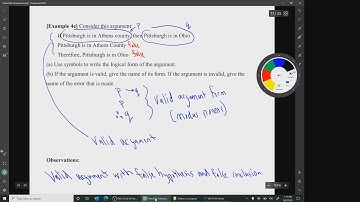 Video for H02.3: Valid and Invalid Arguments