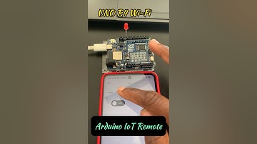 Control an LED with UNO R4 Wi-Fi using Arduino Cloud. #unor4wifi #arduinocloud #iot